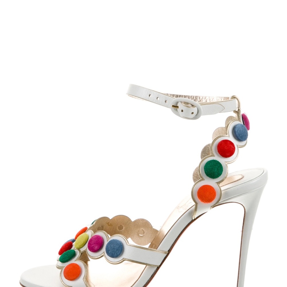 Christian Louboutin Smartissima 100 Kid Irise Sandals - Picture 7 of 7